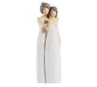Kdouehg Statue in Resina di Abbraccio tra Madre e Figlia, Ideale Come Regalo per la Mamma e per Decorare la Casa e la Camera da Letto.