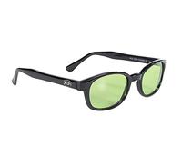 KD's 2016 - Occhiali da sole sportivi e motociclisti - uomo e donna - si adattano sotto casco moto bicicletta sci - Lenti verde chiaro UV400 - Indossate da Jax Teller e SAMCRO Sons of Anarchy