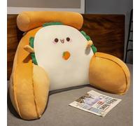 KDTRKH Cuscino per il riposo a letto, morbido cuscino lombare, cuscino per riposare a letto, per sedersi a letto, rilassarsi, guardare la TV, giocare, arancione D, 40 x 60 cm