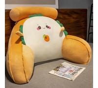 KDTRKH Cuscino per il riposo a letto, morbido cuscino lombare, cuscino per riposare a letto, per sedersi a letto, rilassarsi, guardare la TV, giocare, arancione A, 40 x 60 cm