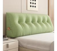 KDTRKH Testino Cuscinetto Cuscinetto Letto Triangolare Riposo di Lettura Cuscino Posteriore Cornice per Cuscini di Posizionamento Cuscino Cuscino Lungo Cuscino per Regali,Verde,200x50x20cm