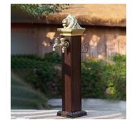 KDveppuzx Rubinetto a Colonna per Giardino, Rubinetto Colonna da Esterno Giardino Verticale in Alluminio Lavaggio/Acqua 72/112cm