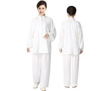 KDveppuzx Tute tradizionali per il Tai Chi, Uniforme ricamata Tai Chi a maniche lunghe da uomo e donna multicolore, tutte le taglie