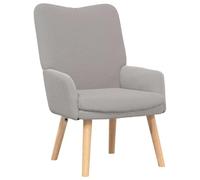 KDVXBCQJH Poltrona relax grigio chiaro, 63 x 67 x 94 cm, poltrona imbottita | Comoda poltrona TV in morbido tessuto di pecora per soggiorno e camera da letto. Portata fino a 110 kg con gambe stabili.