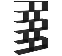 KDVXBCQJH Scaffale da parete in rovere nero, 70 x 20 x 100 cm, 12 scomparti | Scaffale sospeso salvaspazio per soggiorno e corridoio, offre un senso di ordine strutturato grazie alla robusta struttura a