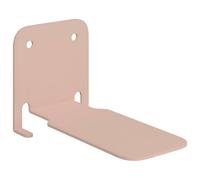 KDVXBCQJH Set di 4 mensole sospese da parete, in acciaio, 6 x 10,8 cm | Mensola sospesa compatta in acciaio opaco con bordo rialzato. Ideale per camera da letto, cucina e ufficio.