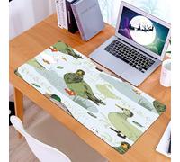 KDWJS Tappetino per mouse XXL Speed Gaming - 90x40 cm - XXL Mousepad - base antiscivolo - migliora la precisione e la velocità - Piacevole motivo di anatre in vari colori e pose, che cita uno sfondo