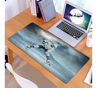 KDWJS Tappetino per mouse XXL Speed Gaming - 90x40 cm - XXL Mousepad - base antiscivolo - migliora la precisione e la velocità - Regali per il marito dalla moglie Giocatore di hockey su ghiaccio su p