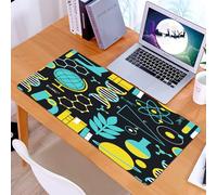 KDWJS Tappetino per mouse XXL Speed Gaming - 90x40 cm - XXL Mousepad - base antiscivolo - migliora la precisione e la velocità - Lezione di scienze a tema Biologia Chimica e fisica Protoni Neutroni