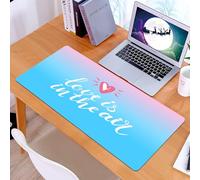 KDWJS Tappetino per mouse XXL Speed Gaming - 90x40 cm - XXL Mousepad - base antiscivolo - migliora la precisione e la velocità - Citazione, L'amore è nell'aria, frase per coppie romantiche su sfondo