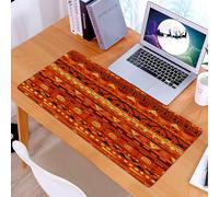 KDWJS Tappetino per mouse XXL Speed Gaming - 90x40 cm - XXL Mousepad - base antiscivolo - migliora la precisione e la velocità - Stile rosso, tribù vivace - design ispiratore, colori caldi, motivo a