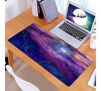 KDWJS Tappetino per mouse XXL Speed Gaming - 90x40 cm - XXL Mousepad - base antiscivolo - migliora la precisione e la velocità - Lo spazio esterno, l'ammasso stellare spirituale della Via Lattea ha i
