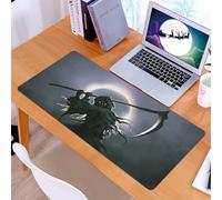 KDWJS Tappetino per mouse XXL Speed Gaming - 90x40 cm - XXL Mousepad - base antiscivolo - migliora la precisione e la velocità - Morte dell'eclissi e morte della falce, il dio della morte nella penom