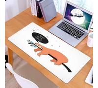 KDWJS Tappetino per mouse XXL Speed Gaming - 90x40 cm - XXL Mousepad - base antiscivolo - migliora la precisione e la velocità - Il bradipo australiano supplica Ho bisogno di caffè, una simpatica i