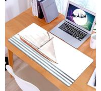 KDWJS Tappetino per mouse XXL Speed Gaming - 90x40 cm - XXL Mousepad - base antiscivolo - migliora la precisione e la velocità - Nautico, lascia che i tuoi sogni navighino con citazione Barca tra le