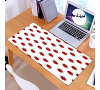 KDWJS Tappetino per mouse XXL Speed Gaming - 90x40 cm - XXL Mousepad - base antiscivolo - migliora la precisione e la velocità - Marienkäfer azioni Set, Marienkäfer-Muster Bunch of Bugs Infinite ge