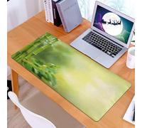 KDWJS Tappetino per mouse XXL Speed Gaming - 90x40 cm - XXL Mousepad - base antiscivolo - migliora la precisione e la velocità - Cresce rigoglioso il bambù, che mostra alti steli di bambù con gemme e