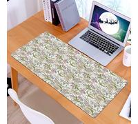 KDWJS Tappetino per mouse XXL Speed Gaming - 90x40 cm - XXL Mousepad - base antiscivolo - migliora la precisione e la velocità - Paisley, motivo tessile tradizionale persiano ed effetto acquerello fl