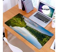 KDWJS Tappetino per mouse XXL Speed Gaming - 90x40 cm - XXL Mousepad - base antiscivolo - migliora la precisione e la velocità - Riflessi serali al lago Oolenoy Table Rock State Park, Carolina del Su