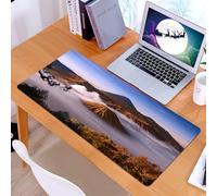 KDWJS Tappetino per mouse XXL Speed Gaming - 90x40 cm - XXL Mousepad - base antiscivolo - migliora la precisione e la velocità - Vulcani del supporto Bromo presi nella caldera di Tengger East Java In