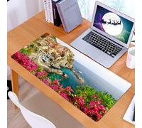 KDWJS Tappetino per mouse XXL Speed Gaming - 90x40 cm - XXL Mousepad - base antiscivolo - migliora la precisione e la velocità - Manarola-bellissimo villaggio nelle Cinque Terre Liguria Italia