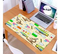 KDWJS Tappetino per mouse XXL Speed Gaming - 90x40 cm - XXL Mousepad - base antiscivolo - migliora la precisione e la velocità - Schema didattico scientifico con equazione del libro.