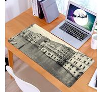 KDWJS Tappetino per mouse XXL Speed Gaming - 90x40 cm - XXL Mousepad - base antiscivolo - migliora la precisione e la velocità - Venezia, vecchia foto della città italiana di Venezia, effetto filtro
