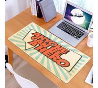 KDWJS Tappetino per mouse XXL Speed Gaming - 90x40 cm - XXL Mousepad - base antiscivolo - migliora la precisione e la velocità - Citazione, messaggio in stile pop art con fumetto. Tutti possono esser