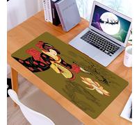 KDWJS Tappetino per mouse XXL Speed Gaming - 90x40 cm - XXL Mousepad - base antiscivolo - migliora la precisione e la velocità - Geisha elegante e immagini iconiche giapponesi