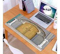 KDWJS Tappetino per mouse XXL Speed Gaming - 90x40 cm - XXL Mousepad - base antiscivolo - migliora la precisione e la velocità - Fes, magnifiche porte del palazzo reale nella città storica del Marocc
