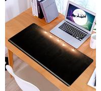 KDWJS Tappetino per mouse XXL Speed Gaming - 90x40 cm - XXL Mousepad - base antiscivolo - migliora la precisione e la velocità - Innovazione Edison industriale e classica in legno scuro