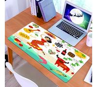 KDWJS Tappetino per mouse XXL Speed Gaming - 90x40 cm - XXL Mousepad - base antiscivolo - migliora la precisione e la velocità - Illustrazione del vivace talento spagnolo, descrizione degli allegri e