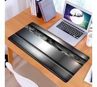 KDWJS Tappetino per mouse XXL Speed Gaming - 90x40 cm - XXL Mousepad - base antiscivolo - migliora la precisione e la velocità - Industriale, Tecnologico Ingranaggi Robotica Futuro Immaginazione Mecc