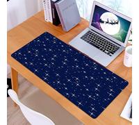 KDWJS Tappetino per mouse XXL Speed Gaming - 90x40 cm - XXL Mousepad - base antiscivolo - migliora la precisione e la velocità - Cielo notturno con stelle. Modello vettoriale senza soluzione di conti