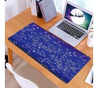 KDWJS Tappetino per mouse XXL Speed Gaming - 90x40 cm - XXL Mousepad - base antiscivolo - migliora la precisione e la velocità - Guida all'oroscopo, una raccolta di segni zodiacali con il relativo no