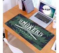 KDWJS Tappetino per mouse XXL Speed Gaming - 90x40 cm - XXL Mousepad - base antiscivolo - migliora la precisione e la velocità - Disegno di stampa americano dell'università del Varsity College Stock