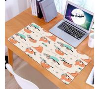KDWJS Tappetino per mouse XXL Speed Gaming - 90x40 cm - XXL Mousepad - base antiscivolo - migliora la precisione e la velocità - Cartone animato pigro con pigrizia colorata, posa rilassante, pigrizia