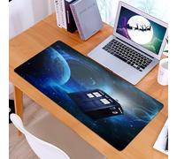 KDWJS Tappetino per mouse XXL Speed Gaming - 90x40 cm - XXL Mousepad - base antiscivolo - migliora la precisione e la velocità - Tadis nell'universo immenso, Tadis sullo sfondo del cielo stellato, me