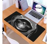 KDWJS Tappetino per mouse XXL Speed Gaming - 90x40 cm - XXL Mousepad - base antiscivolo - migliora la precisione e la velocità - Morte dell'Eclissi e Morte della Falce, Dio della Morte nella penombra