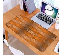 KDWJS Tappetino per mouse XXL Speed Gaming - 90x40 cm - XXL Mousepad - base antiscivolo - migliora la precisione e la velocità - Ripetizione del disegno della decorazione in rame, elementi intrecciat