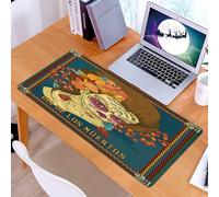 KDWJS Tappetino per mouse XXL Speed Gaming - 90x40 cm - XXL Mousepad - base antiscivolo - migliora la precisione e la velocità - Nel giorno dei morti, Dia de Los Muertos Teschio ragazza con