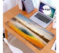 KDWJS Tappetino per mouse XXL Speed Gaming - 90x40 cm - XXL Mousepad - base antiscivolo - migliora la precisione e la velocità - Yellowstone, Morning Glory Pool nel Parco Nazionale di Yellowstone, sc