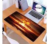 KDWJS Tappetino per mouse XXL Speed Gaming - 90x40 cm - XXL Mousepad - base antiscivolo - migliora la precisione e la velocità - Potente esplosione di una bomba nucleare nell'oceano. Guerra nucleare.