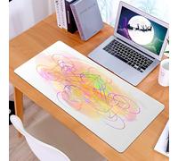 KDWJS Tappetino per mouse XXL Speed Gaming - 90x40 cm - XXL Mousepad - base antiscivolo - migliora la precisione e la velocità - Sfondo astratto di geometria sacra. Alchimia, religione, filosofia, sp