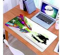 KDWJS Tappetino per mouse XXL Speed Gaming - 90x40 cm - XXL Mousepad - base antiscivolo - migliora la precisione e la velocità - Design a tema vivace per adolescenti con ragazzo skater