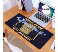 KDWJS Tappetino per mouse XXL Speed Gaming - 90x40 cm - XXL Mousepad - base antiscivolo - migliora la precisione e la velocità - Aloha nel paradiso del surf hawaiano - Utopian Surfing, Aloha dal para