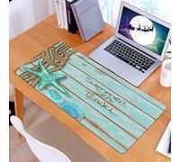 KDWJS Tappetino per mouse XXL Speed Gaming - 90x40 cm - XXL Mousepad - base antiscivolo - migliora la precisione e la velocità - Gita estiva in mare, affascinante opera d'arte per gite estive lungo l