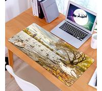 KDWJS Tappetino per mouse XXL Speed Gaming - 90x40 cm - XXL Mousepad - base antiscivolo - migliora la precisione e la velocità - Ponte Carlo e Città Vecchia di Praga. Repubblica Ceca