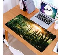 KDWJS Tappetino per mouse XXL Speed Gaming - 90x40 cm - XXL Mousepad - base antiscivolo - migliora la precisione e la velocità - Immagini del Riverside Cultural Park,
