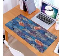 KDWJS Tappetino per mouse XXL Speed Gaming - 90x40 cm - XXL Mousepad - base antiscivolo - migliora la precisione e la velocità - Modello senza cuciture con metà frutto e frutto intero.